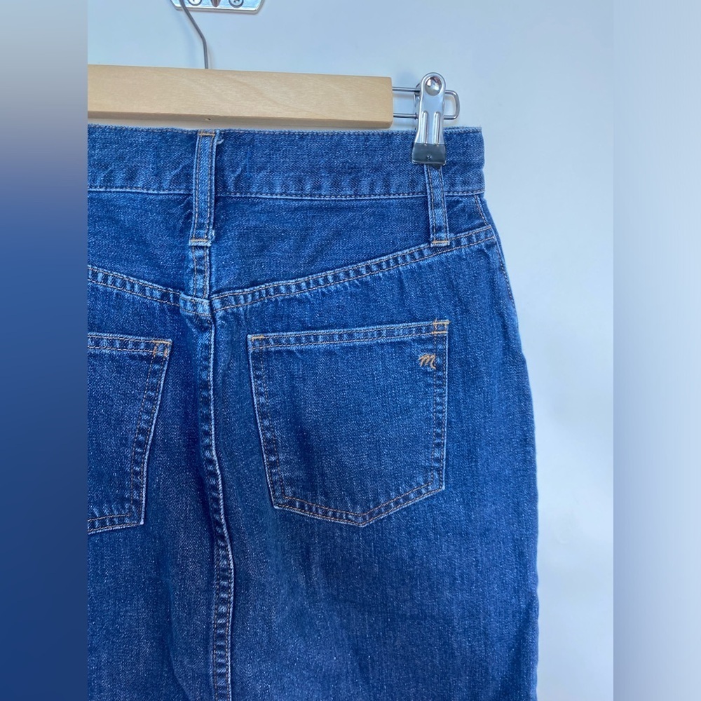 Madewell Blue Midi Skirt - Picture 9 of 14